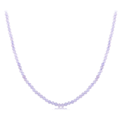 Product Κολιέ Bamoer BSN431 με Κρύσταλλα, Ασήμι 925, Μωβ base image