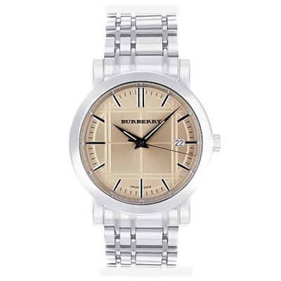 Product Γυναικείο Ρολόι Burberry Bu1352 (38mm) Μεταλλικό Μπρασελέ Ασημί base image