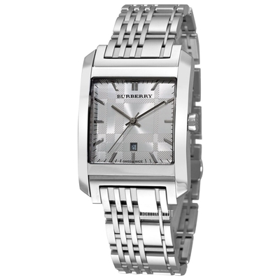 Product Ανδρικό Ρολόι Burberry Bu1567 (33mm) Μεταλλικό Μπρασελέ Ασημί base image