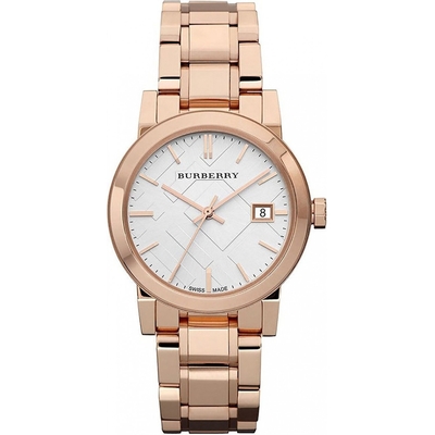 Product Γυναικείο Ρολόι Burberry Bu9104 (26 mm) Μεταλλικό Μπρασελέ Ροζ base image