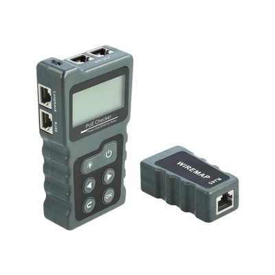 Product Tester Καλωδίων Δικτύου Delock LCD - RJ45/PoE/DC base image
