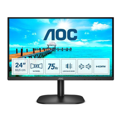 Product Monitor 24" AOC LED-Display 24B2XDAM - 60 cm - 1920 x 1080 Full HD base image