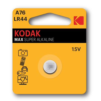 Product Μπαταρία Αλκαλική Kodak MAX A76 LR44 Single-use  base image