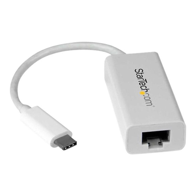 Product Κάρτα Δικτύου USB StarTech USB-C to Gigabit Adapter - Thunderbolt 3 Compatible - White base image