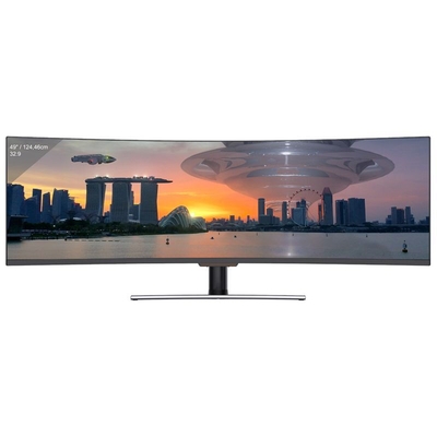 Product Monitor 49" LC-Power LC-M49-DFHD-144-C-Q - QLED - curved - 124.46 cm - HDR base image
