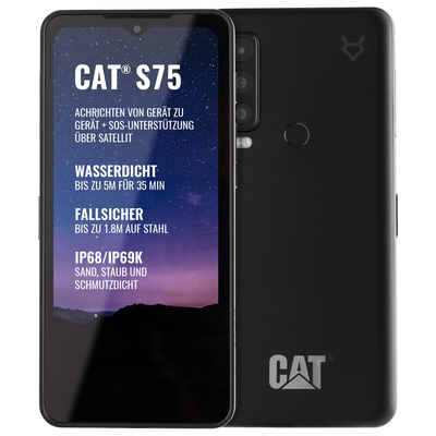 Product Smartphone CAT S75 ( WIFI/5G/SATELLITE) 6+128GB BLACK base image
