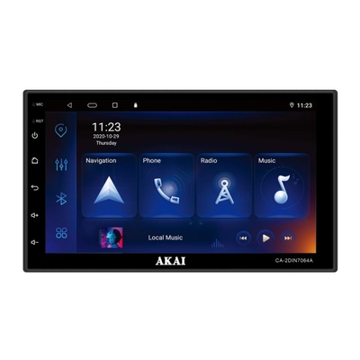 Product Ηχοσύστημα Αυτοκινήτου Akai CA-2DIN7064A 2 DIN με Android, Bluetooth, USB, FM και Mirror link 7? base image