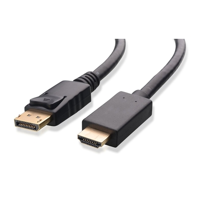 Product Καλώδιο DisplayPort Powertech σε HDMI CAB-DP026, 1080p, CCS, 1m, μαύρο base image