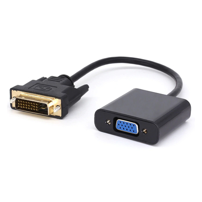 Product Αντάπτορας DVI Powertech (M) σε VGA(F), 1080p, Active, 0.20, μαύρος base image