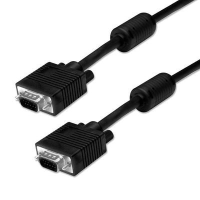 Product Καλώδιο VGA Powertech 15pin M-M CAB-G028, 1080p, Copper, 3+6, 10m, μαύρο base image