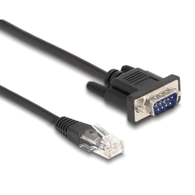 Product Καλώδιο Serial Powertech RS-232 σε RJ45 CAB-G040, 30Cm, Μαύρο base image