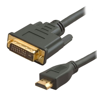 Product Καλώδιο HDMI Powertech 19pin σε DVI 24+1 CAB-H024, Dual Link, μαύρο, 3m base image