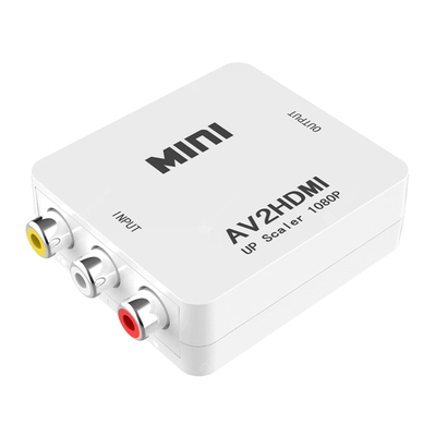 Product Αντάπτορας RCA Powertech HD Video Converter CAB-H119 3X σε Hdmi, Ms1858, Full Hd base image