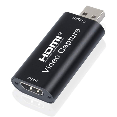 Product Αντάπτορας HDMI Powertech video capture CAB-H147, USB σύνδεση, 4K/60Hz, μαύρο base image