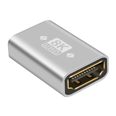 Product Αντάπτορας HDMI Powertech 2.1 CAB-H161, θηλυκό, 8K/60Hz, γκρι base image