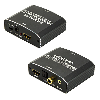 Product HDMI Audio Extractor Powertech Cab-H181, 4K/60Hz, Γκρι base image