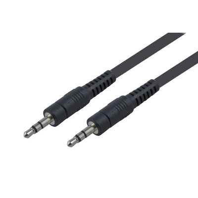 Product Καλώδιο Ήχου Powertech stereo 3.5mm CAB-J001, AUX, nickel plated, 1.5m, μαύρο base image