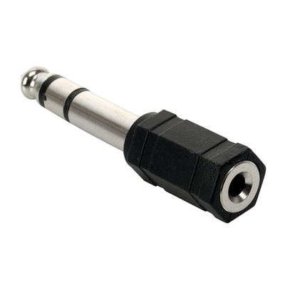 Product Αντάπτορας Ήχου Powertech Stereo 6.35mm σε 3.5mm CAB-J018, Μαύρος, 5τμχ base image