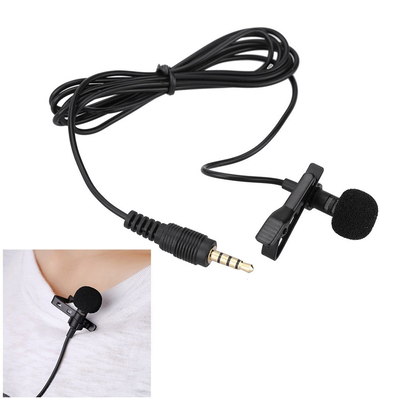 Product Μικρόφωνο Powertech Cab-J034 Με Ενσωματωμένο Clip-On, 3.5Mm, 1.5M, Μαύρο base image
