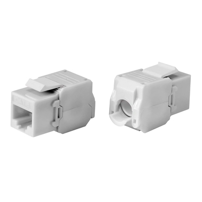 Product Αξεσουάρ Δικτύου Powertech Keystone module RJ45 female CAB-N150, Cat.6Α UTP 180°, λευκό base image
