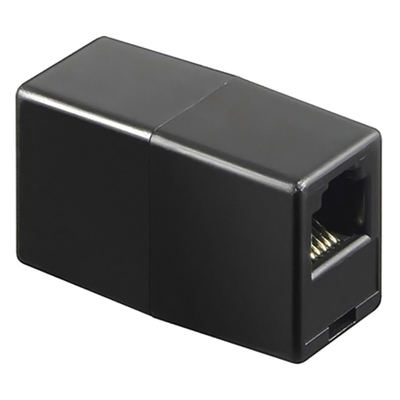 Product Σύνδεσμος Δικτύου Powertech (Μούφα) RJ45 UTP CAB-N181, 8p8c, μαύρος, 5τμχ base image