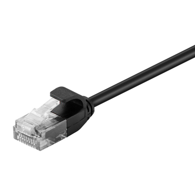 Product Καλώδιο Δικτύου Powertech CAB-N303, Cat 6 U/UTP, slim, copper, 1m, μαύρο base image