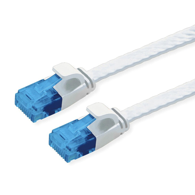 Product Καλώδιο Δικτύου Powertech CAB-N332, flat, Cat 6a U/UTP, 1m, λευκό base image