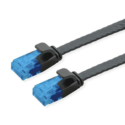Product Καλώδιο Δικτύου Powertech CAB-N344, flat, Cat 6a U/UTP, 3m, μαύρο base image