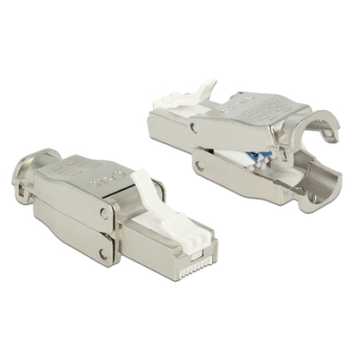 Product Βύσμα Δικτύου Powertech Rj45 Cab-N351 Cat 6a Stp Tool-Free Μεταλλικό base image