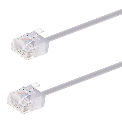 Product Καλώδιο Δικτύου Powertech Cab-N438, Cat 6A U/Utp, Ultra Slim, Copper, 500Mhz, 0.25M, Γκρι base image