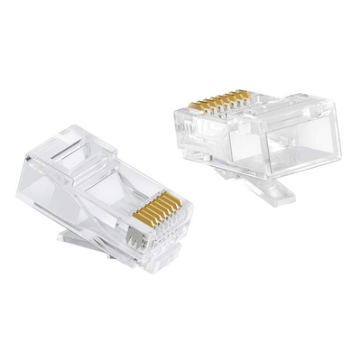 Product Βύσμα Δικτύου Powertech Rj45 Cab-N446, Cat 6/6A Utp, Διάφανο, 50Τμχ base image