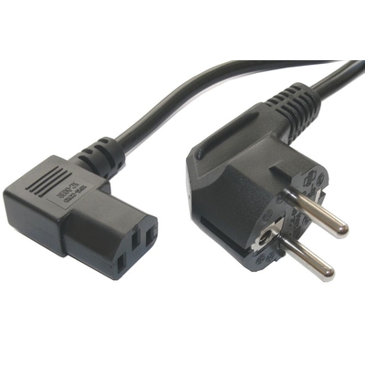 Product Καλώδιο Τροφοδοσίας Powertech Για Η/Υ Cab-P015 90° 3 Pin 1.5m Μαύρο base image