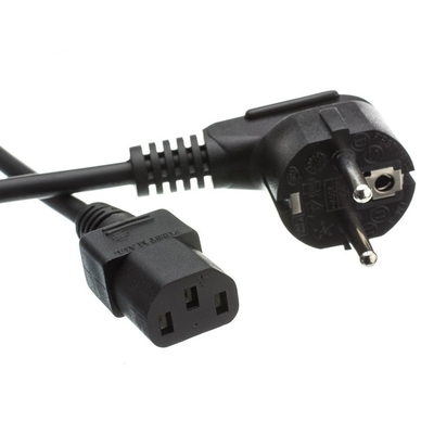 Product Καλώδιο Τροφοδοσίας Powertech Cab-P028 3x 0.50mm 1.5m Μαύρο 10τμχ base image