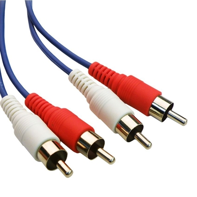 Product Καλώδιο 2x Rca Powertech Σε 2x Rca Cab-R001 1.5m Μπλε base image