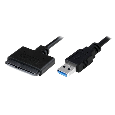 Product Καλώδιο USB Powertech 3.0 σε SATA CAB-U032, copper, 0.20m, μαύρο base image