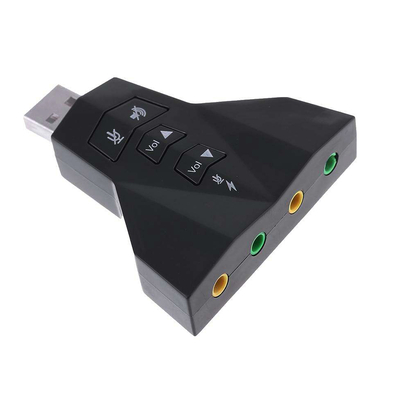 Product Κάρτα Ήχου USB Powertech 7.1CH, με έξοδο μικρόφωνου και ακουστικού base image