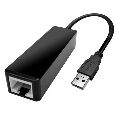 Product Κάρτα Δικτύου USB Powertech 2.0 σε Ethernet CAB-U038, 0.2m, μαύρο base image