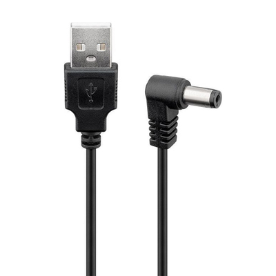 Product Καλώδιο USB Powertech σε DC 5.5x2.5mm CAB-U121, copper, 1.5m, μαύρο base image