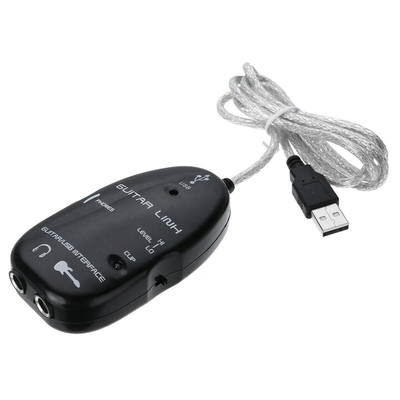 Product Κάρτα Ήχου Powertech USB Guitar CAB-U140, για σύνδεση κιθάρας σε PC, 1m base image