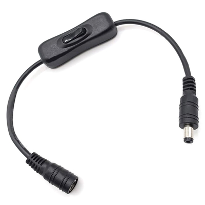 Product Καλώδιο/διακόπτης Powertech Τροφοδοσίας CAB-U158, 5.5x2.1mm, 30cm, μαύρο base image