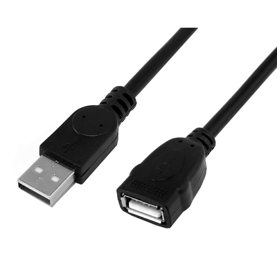 Product Καλώδιο USB Powertech CAB-U160, 480Mbps, 1.5m, Μαύρο, 10τμχ base image