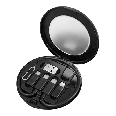 Product Καλώδιο USB Powertech All In One Κιτ & Αντάπτορες Cab-U161, 60W, 30cm, Μαύρο base image