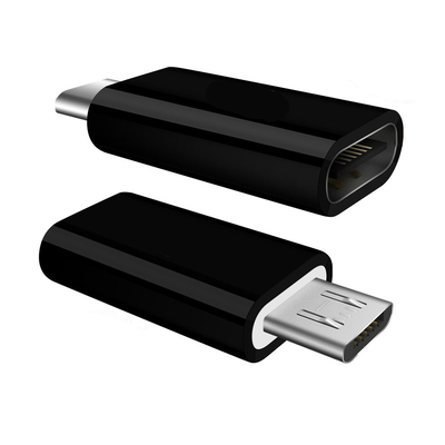 Product Αντάπτορας USB Powertech Micro σε Type-C θηλυκό CAB-UC020, OTG, μαύρος base image