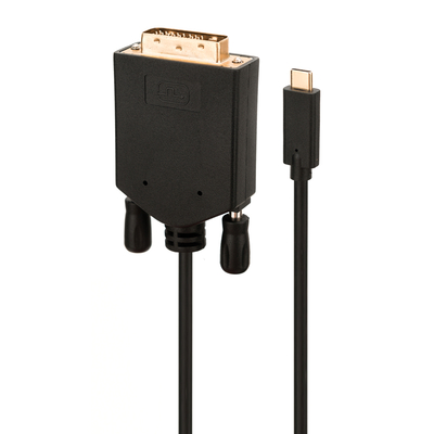 Product Καλώδιο USB Powertech Type-C σε DVI CAB-UC050, Full HD, 2m, μαύρο base image
