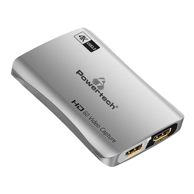 Product Video Capture Powertech CAB-Uc081, Hdmi/Usb Σύνδεση, 4K/30Hz, Γκρι base image