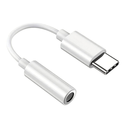 Product Αντάπτορας USB-C Powertech σε 3.5mm CAB-UC088, λευκός base image