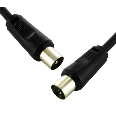 Product Καλώδιο Κεραίας Powertech CAB-V004, αρσενικό σε θηλυκό, 1.5m, μαύρο base image