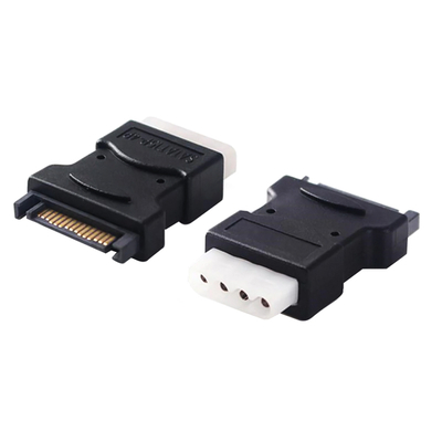 Product Αντάπτορας Powertech SATA 15-Pin (M) σε 4-Pin Molex CAB-W015 base image