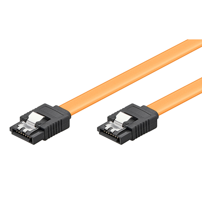 Product Καλώδιο SATA Powertech III 7-pin σε 7-pin CAB-W024, Metal Clip, 0.4m base image