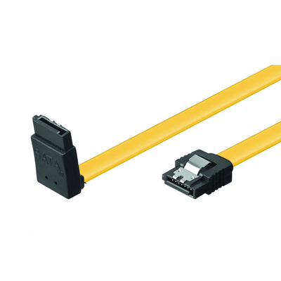 Product Καλώδιο SATA Powertech III 7pin σε 7pin 90° CAB-W028, Metal Clip 0.5m base image